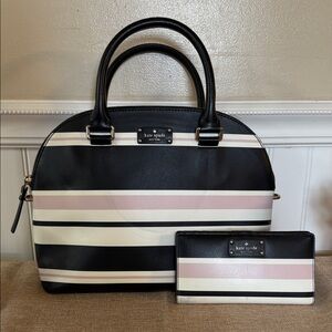 Kate Spade Grove St. Carli bag and wallet MRSP$489 color transfer around handle